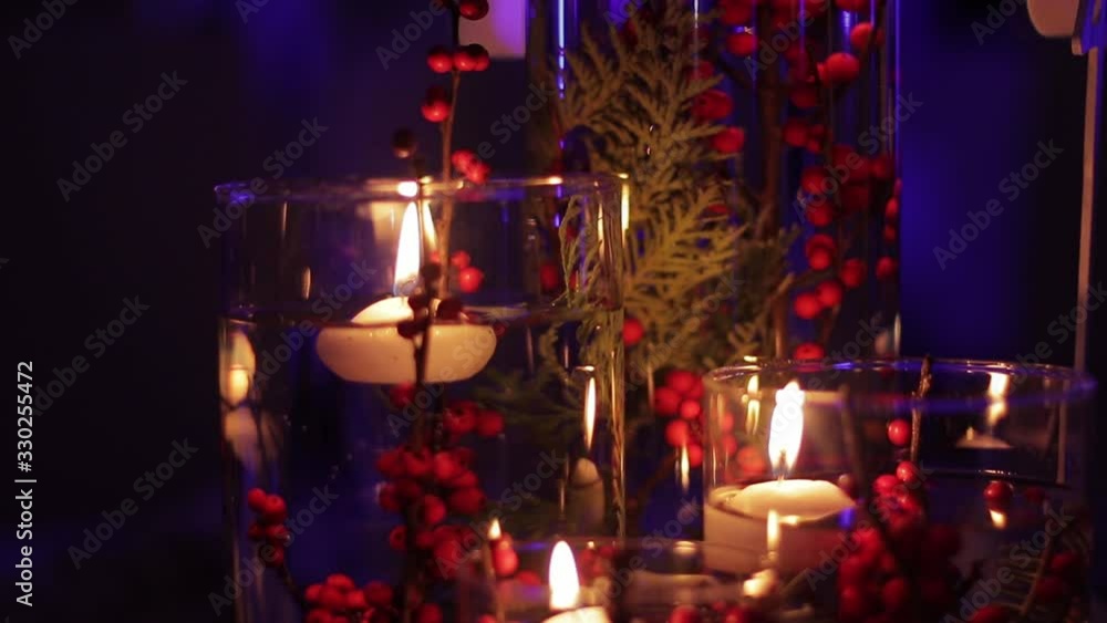 Buffet table with glasses of delicious red wine. Buffet table with glasses of delicious red wine.