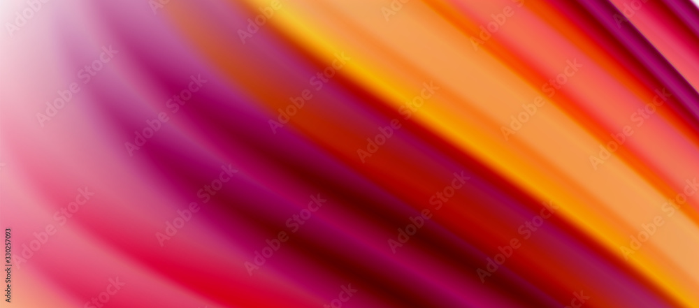 Wave lines abstract background, smooth silk design with rainbow style colors. Liquid fluid color waves. Vector Illustration Wave lines abstract background, smooth silk design with rainbow style colors. Liquid fluid color waves. Vector Illustration