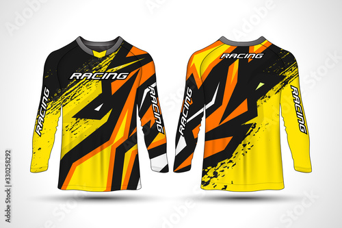 Long sleeve t-shirt sport motorcycle, motocross, mtb jersey