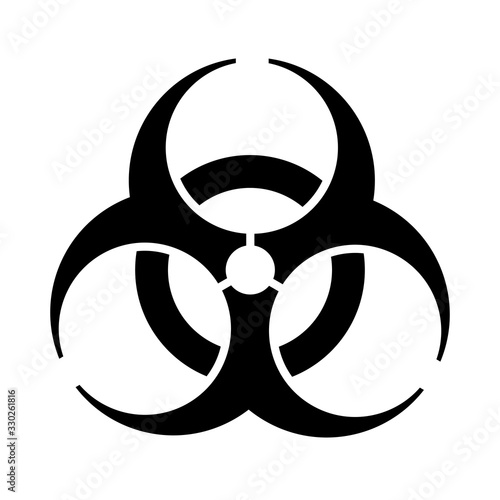 Vektor Biohazard Icon isoliert