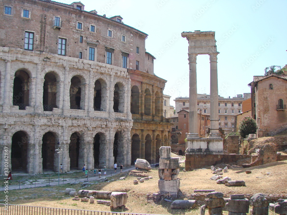 The stability and durability of more than two thousand years of buildings of glorious Rome amazes many generations of people.