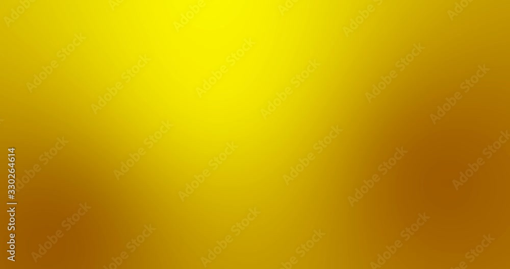 Gold color gradient animation background 4k video