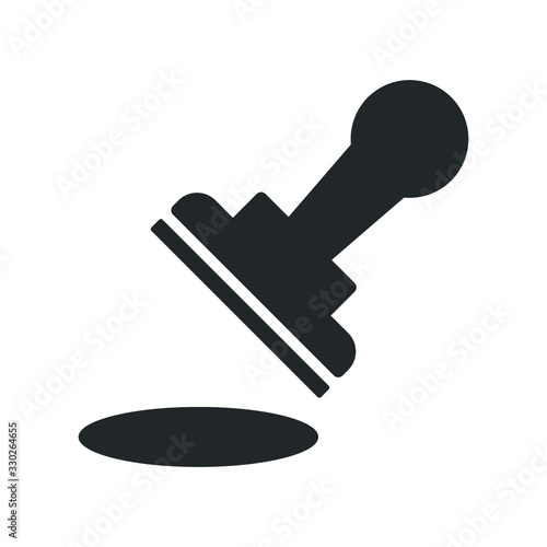 Approved, stamp icon
