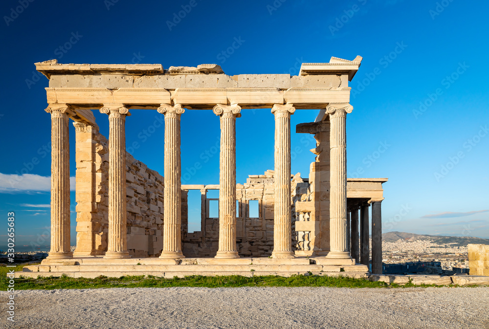 Erechtheum of Acropolis in Athens