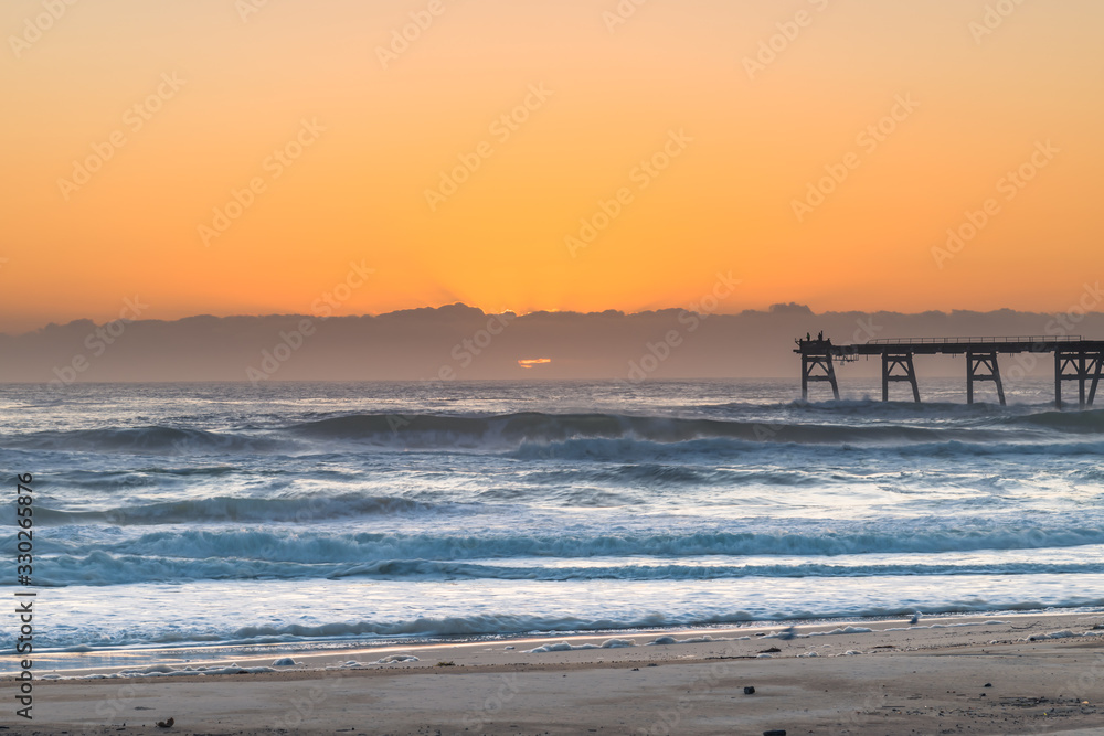 Sunrise Seascape and Sea Foam Sunrise Seascape and Sea Foam