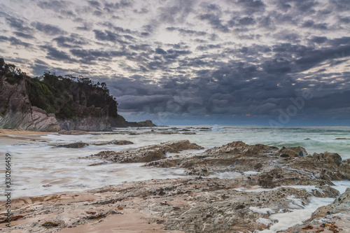 Clouds and Surf - Sunrise at Malua Bay © Merrillie