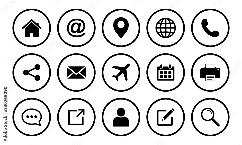 Website icon set, Web icon Set, symbol vector Website icon set, Web icon Set, symbol vector