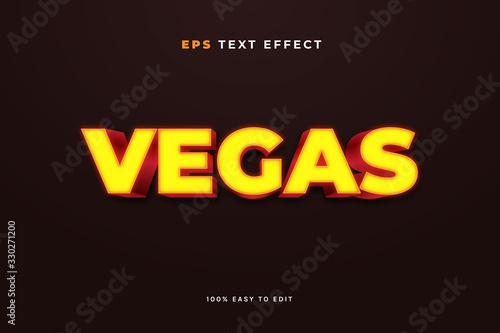 Neon Vegas text effect