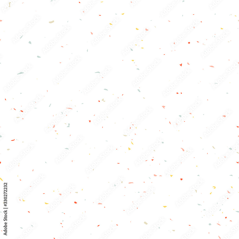 Terrazzo flooring textured surface modern abstract pattern. Vector seamless abstract repeat with chips of marble or granite in soft pastel colors. Terrazzo flooring textured surface modern abstract pattern. Vector seamless abstract repeat with chips of marble or granite in soft pastel colors.