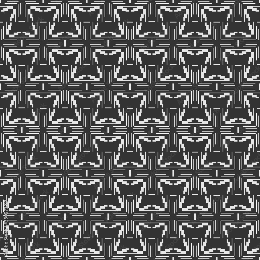 Abstract Background Vector | Modern Texture Geometric | Black And White Pattern | Seamless Wallpaper For Interior Design