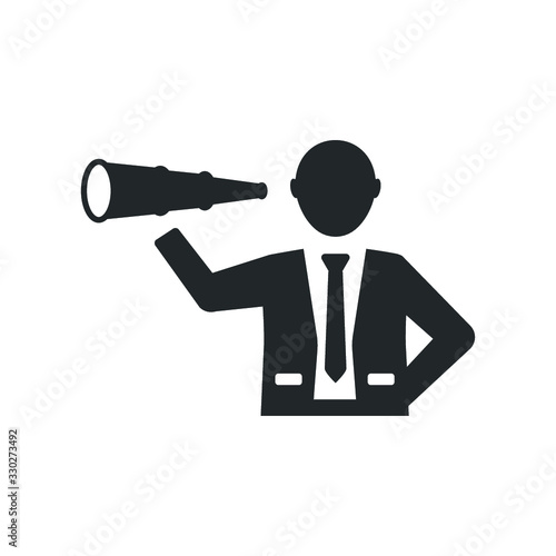 Vision, spyglass Icon