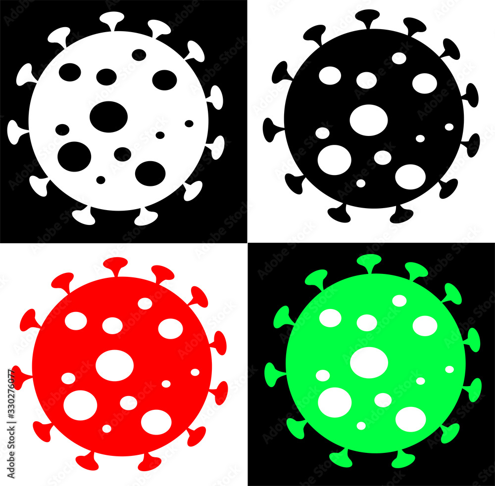 Coronavirus vector collection background Coronavirus vector collection background