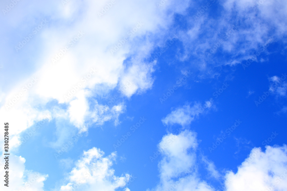 blue sky and white clouds blue sky and white clouds
