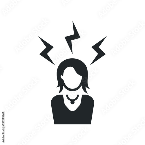 Employee aggression icon