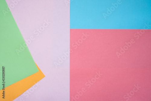 The different colored leaves on a light background. School accessories. Preparing a child for school.