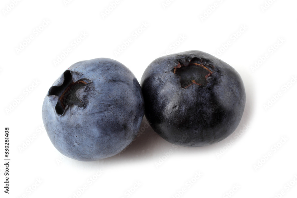 Blueberries isolated on white Blueberries isolated on white