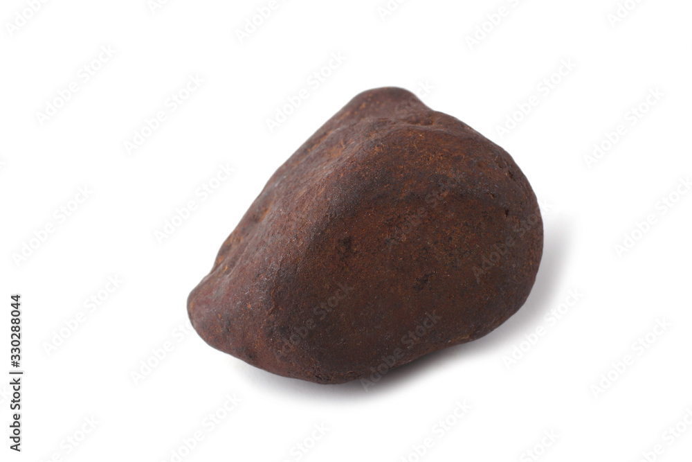 Iron meteorite isolated on white Iron meteorite isolated on white
