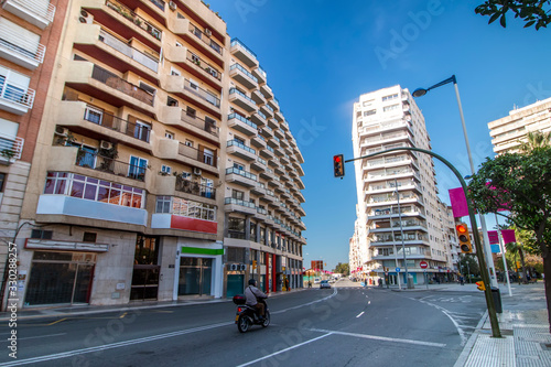 Streets of Huelva city