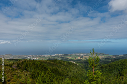 Wallpaper Mural Atlantic ocean view. tourist trip to sao miguel island, azores, portugal. Torontodigital.ca