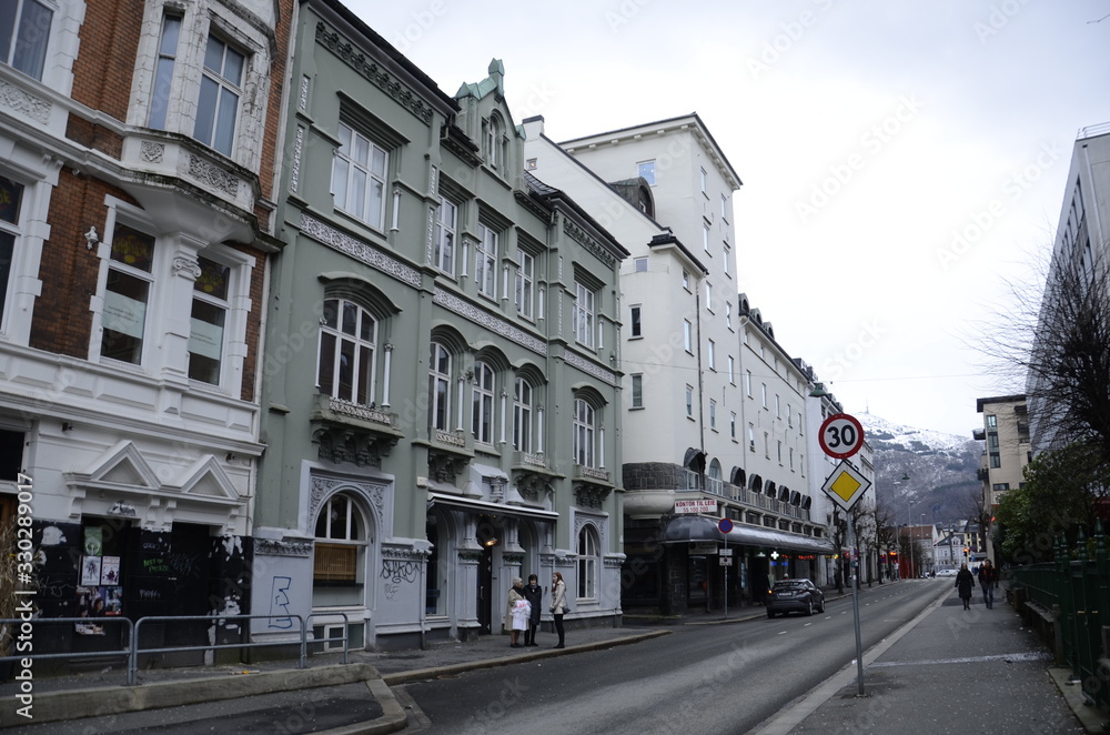 Bergen : Centre-ville (Norvège)