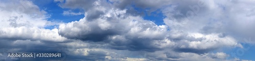 Cirrus clouds panorama
