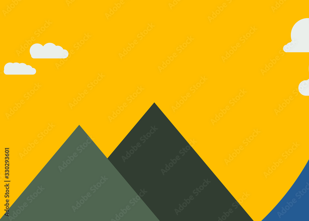 Mountains Panorame Abstract Random Placed Generative Art background illustration Mountains Panorame Abstract Random Placed Generative Art background illustration