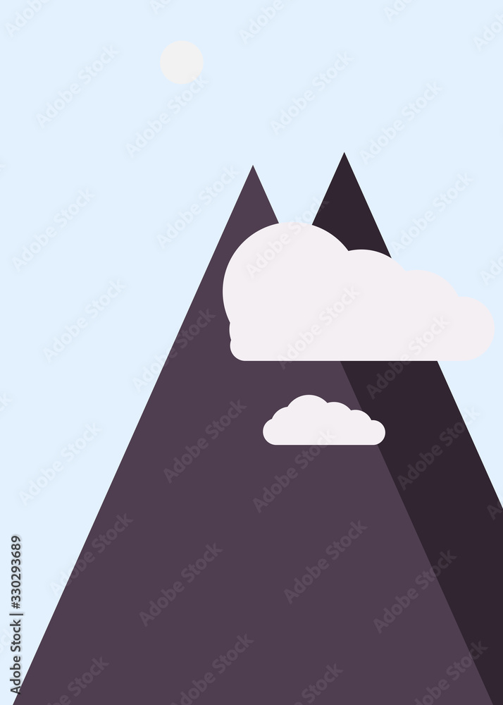 Mountains Panorame Abstract Random Placed Generative Art background illustration Mountains Panorame Abstract Random Placed Generative Art background illustration