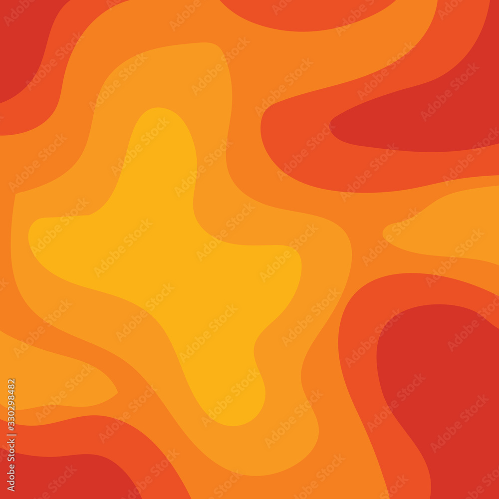 yellow and orange background in papercut style yellow and orange background in papercut style