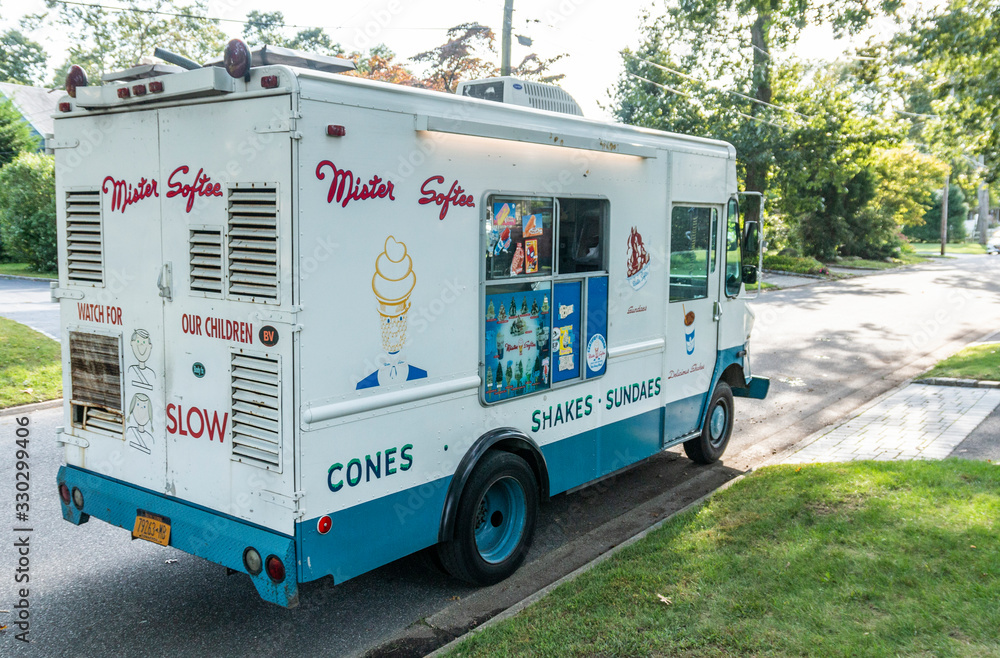 Mister Softee Ice cream truck Stock-Foto