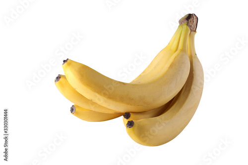 Bananas isolated on white