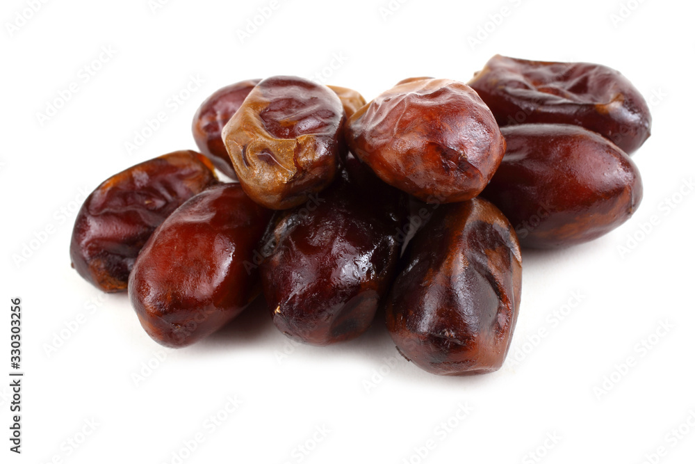 Date fruits isolated on white Date fruits isolated on white