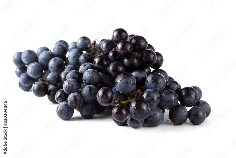 Wine grape isolated on white Wine grape isolated on white