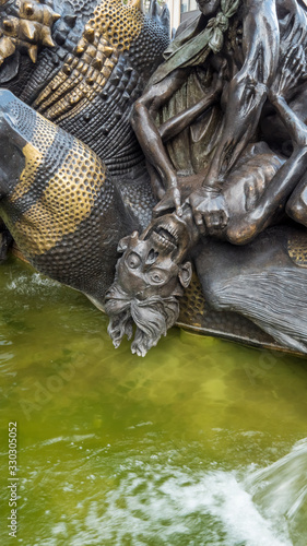 Fountain called Carousel of Conjugal Life, or Ehekarussell, Nuremberg