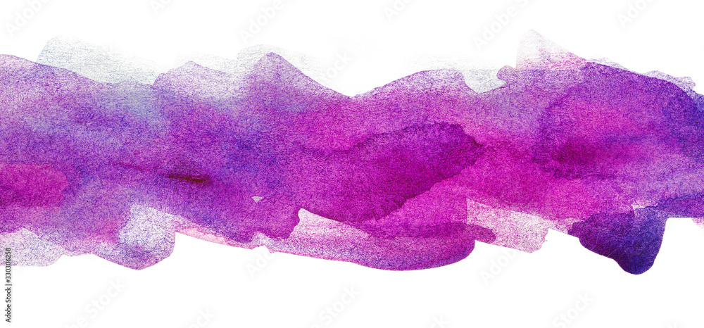 Saturated blue purple violet spot. hand drawn full page strip. Saturated blue purple violet spot. hand drawn full page strip.