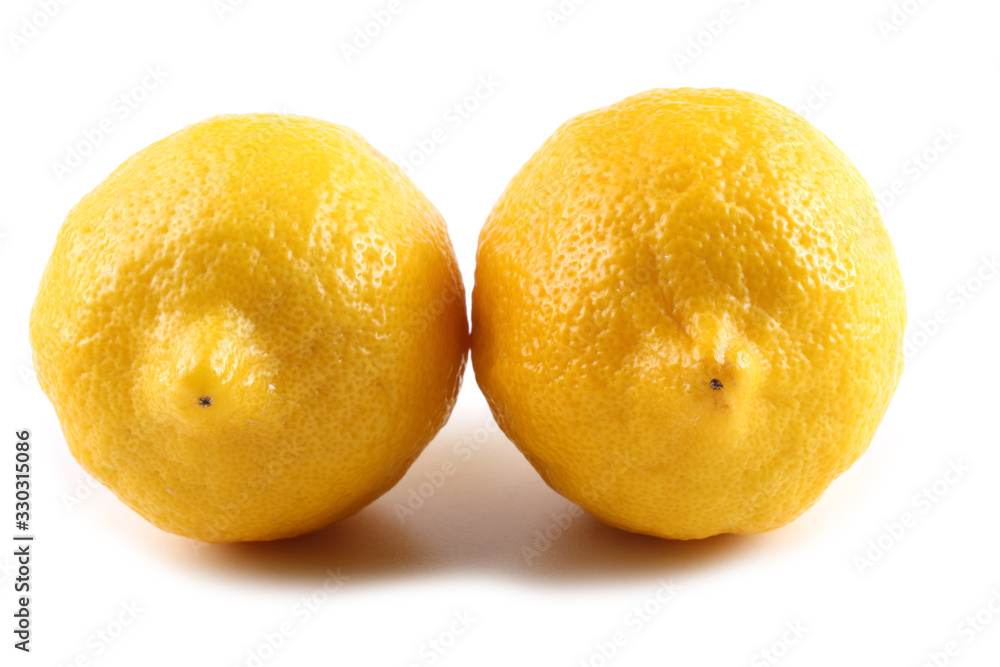 Lemons isolated on white Lemons isolated on white