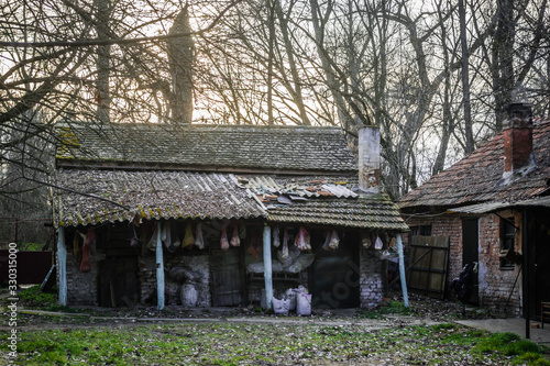 Dilapidated little salas at the edge of the forest  © caocao191