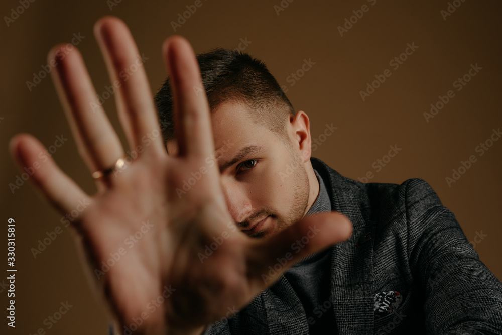 Studio portrait of a man Studio portrait of a man