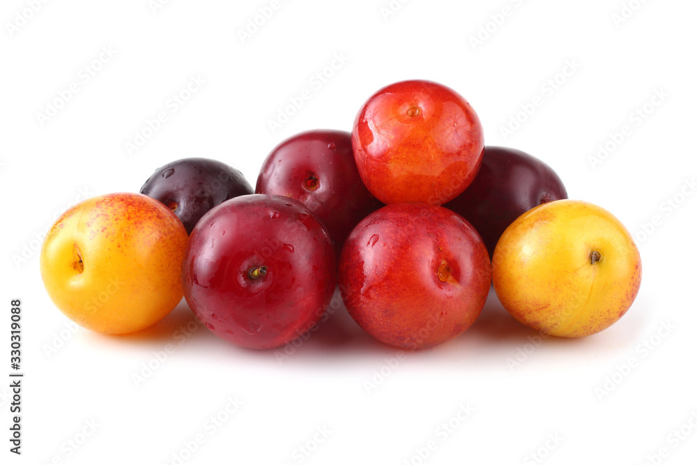 Different color plums Different color plums