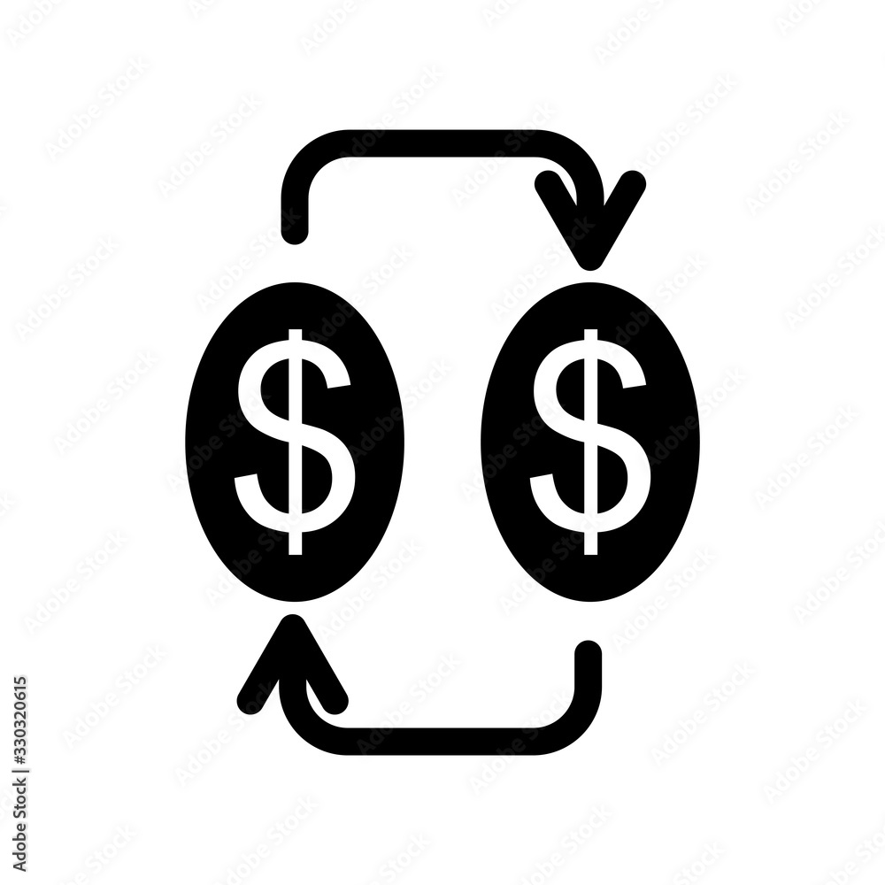 exchange money icon design, flat style icon collection exchange money icon design, flat style icon collection
