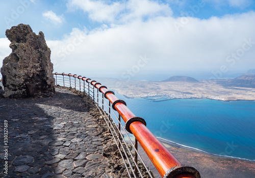 Landscape on island La Grasiosa, Canary Islands