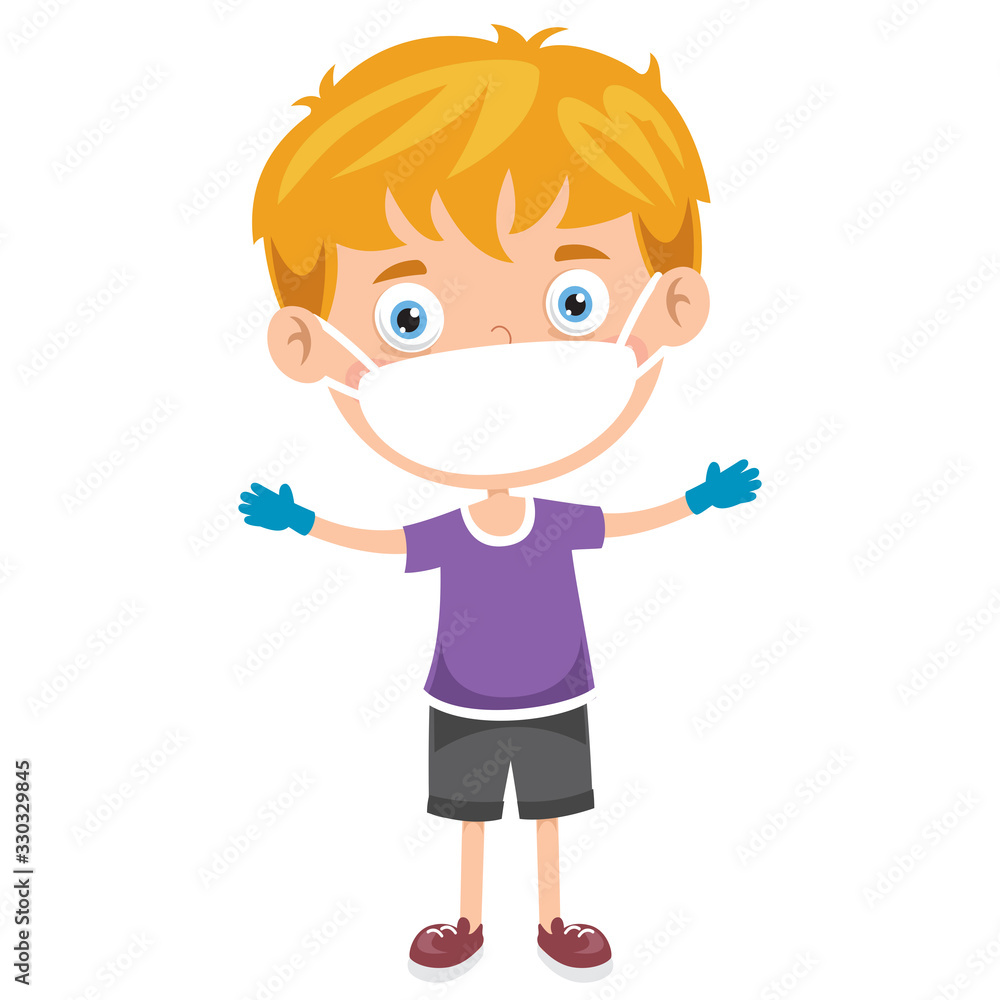 Health Care Concept With Cartoon Character