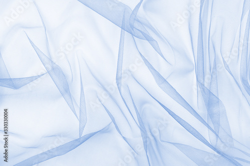 Blue tulle background