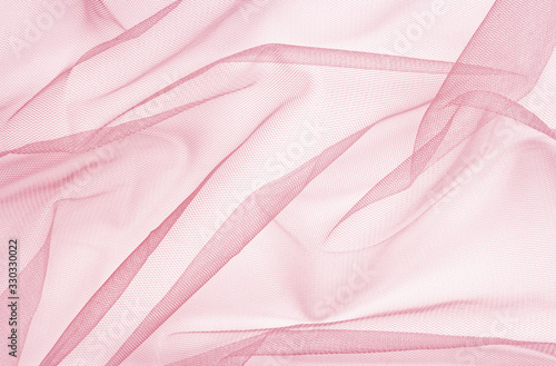 Red tulle background
