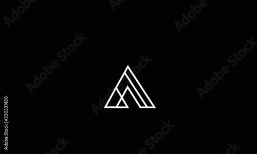 alphabet letter icon logo A
