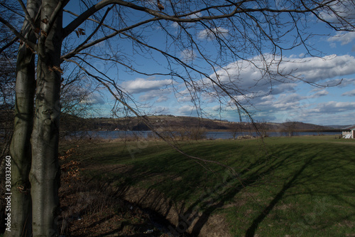 Roznowskie Lake located in Lesser Poland, Poland. photo