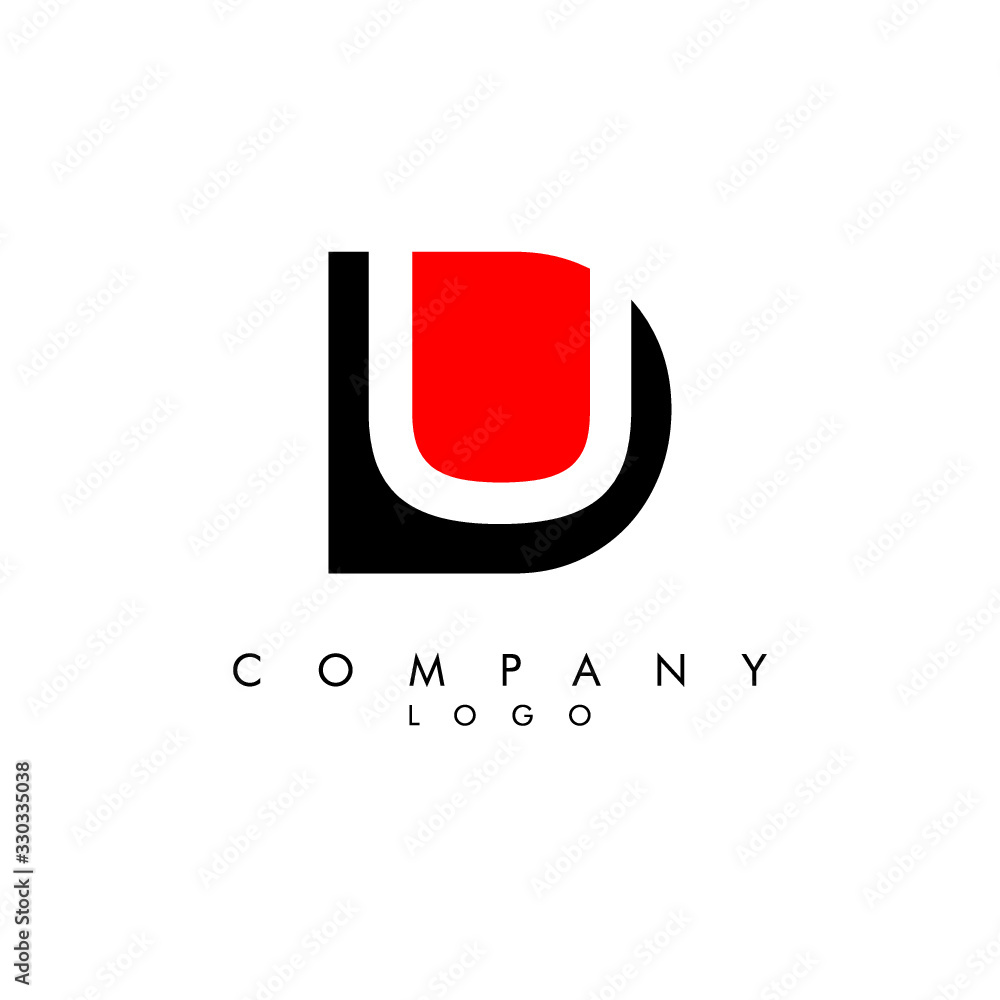 Letters du, ud Company logo design icon vector Letters du, ud Company logo design icon vector