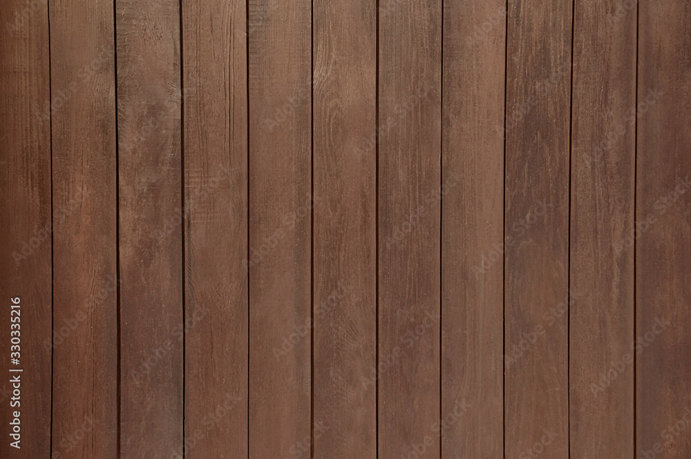 Fototapeta premium Old dark brown wooden wall texture