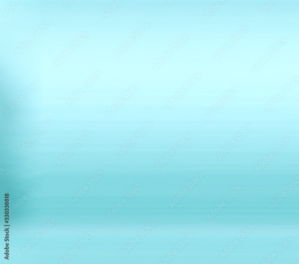 Empty photo studio with lighting equipment on blue background. Empty photo studio with lighting equipment on blue background.