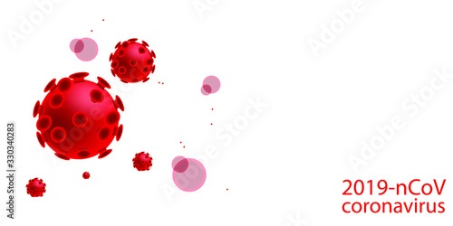 Chinese epidemic coronavirus, the new coronavirus (2019-nKoV). Covid virus 19-NKP. nCoV