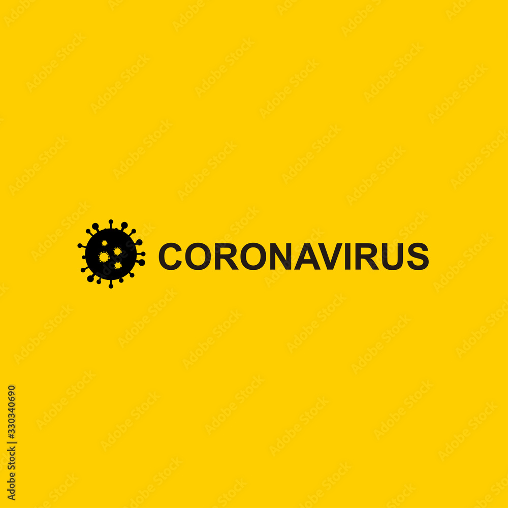 Fototapeta premium Corona virus Disease Covid-19 Vector Template Design Illustration
